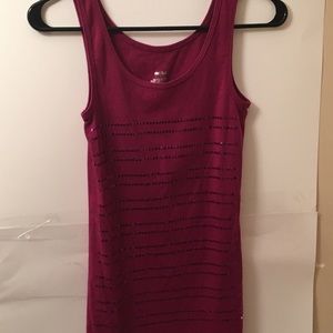Mossimo sleeveless sequin tank top